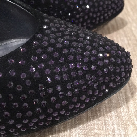 💜🖤 Dolce & Gabbana Swarovski Crystal Pumps - Picture 6 of 8